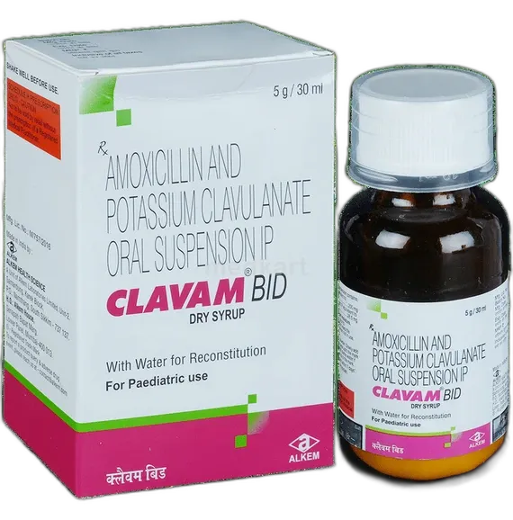 clavam bid dry syrup 30 ml
